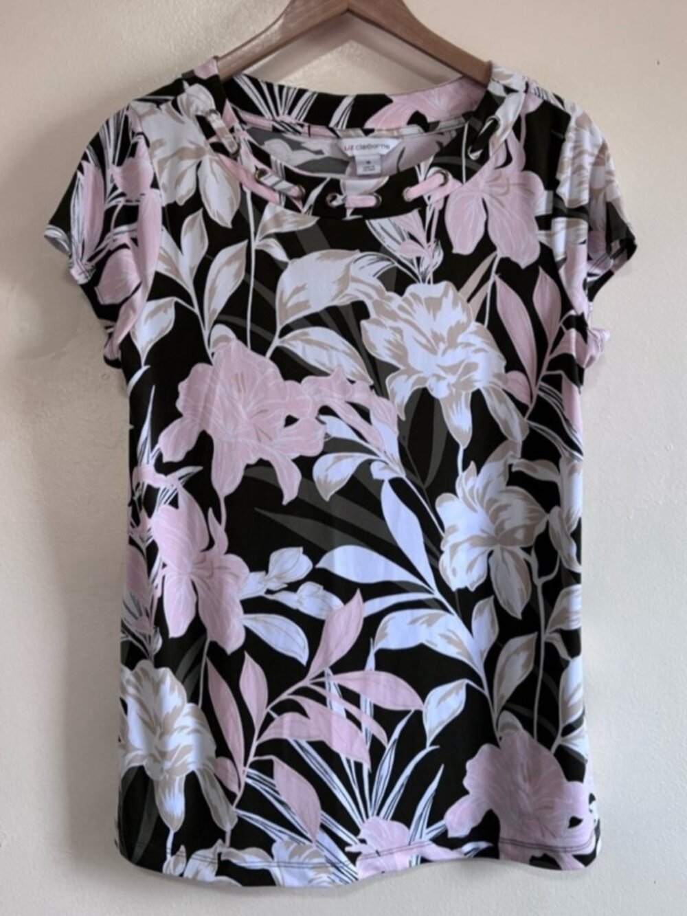 Light Pink Floral Top size M